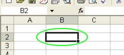 How to use Microsoft Excel: Active Cell example