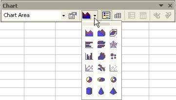 Excel Charting: Chart Type button