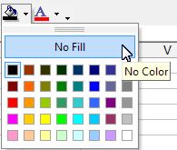 Color Palette for Excel: Fill Color button 2