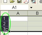 Excel Tips: Neighboring Row Select example