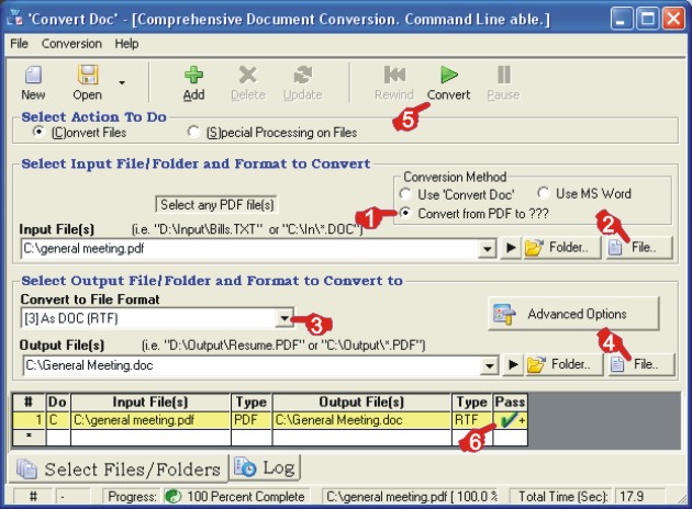 Free PDF to Word conversion: Convert Doc screenshot 2