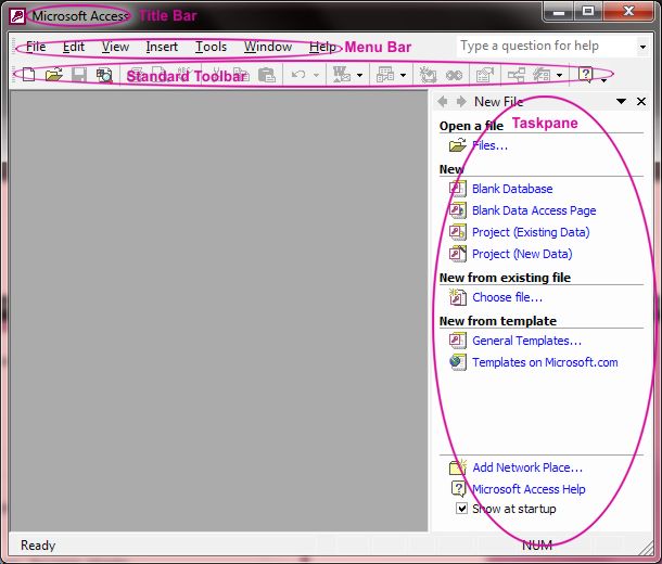 MS Access Screen layout