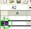 Excel Worksheets: Row Heading example