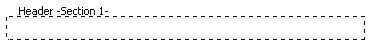 Microsoft Word Help: Header section 1 example